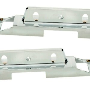 310-67 Mopar 1967 A-body Chrome Front Armrest Bases