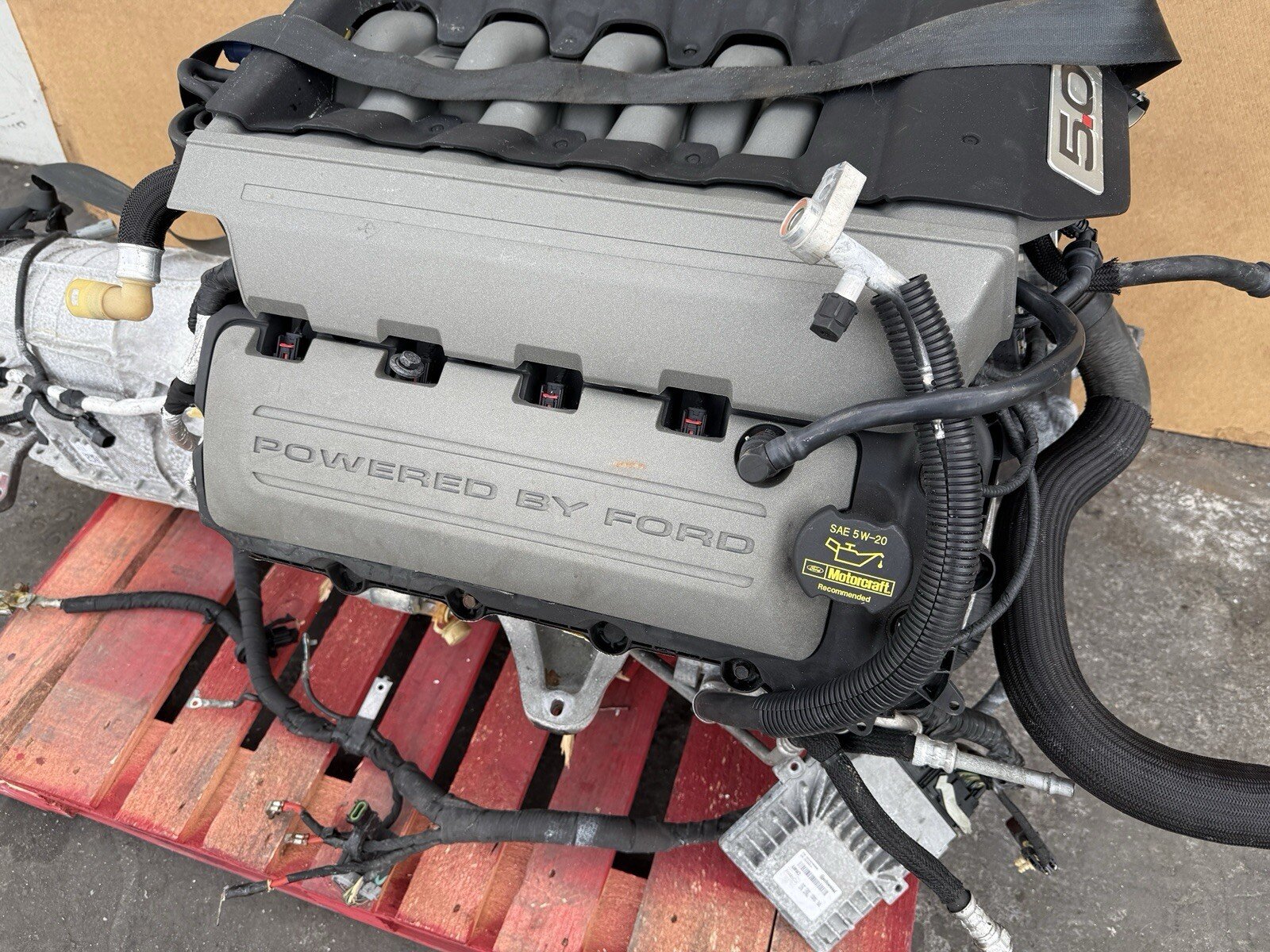 FORD MUSTANG GT 15-17 OEM ENGINE - Image 2